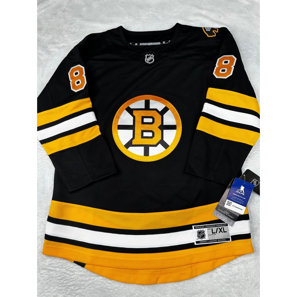 NHL Boston Bruins David Pastrnak 88 Youth Jersey Black L/XL New With Tags